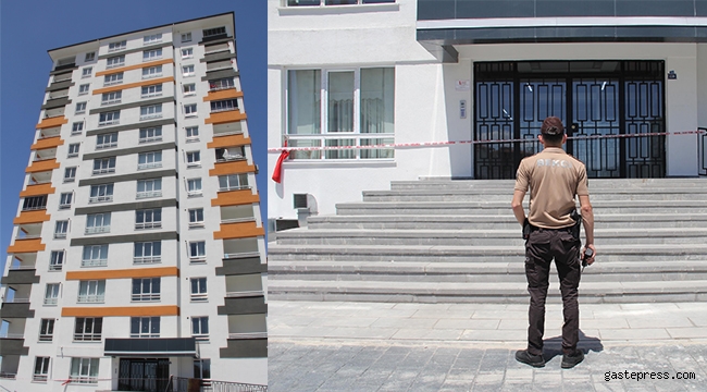 Kayseri'de 12 katlı apartman, karantinaya alındı