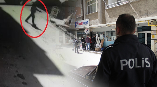 Kayseri'de kargo şirketinin kurşunlanması kamerada