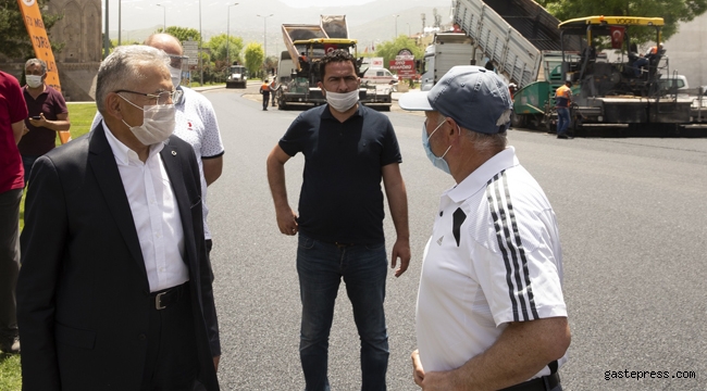 Kayseri'de Memduh Başkan Yine Sahada!