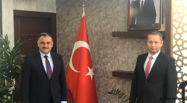 Kayseri Develi Belediye Başkanı Mehmet Cabbar'dan Karayolları Bölge Müdürüne Hayırlı Olsun Ziyareti