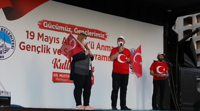 Kayseri Melikgazi'de 19 Mayıs Coşkuyla Kutlandı!