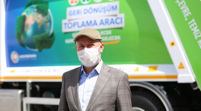 Kayseri'nin Çevreci Belediyesi Kocasinan'dan Türkiye'de İlk İkili Toplama Sistemli Araç!
