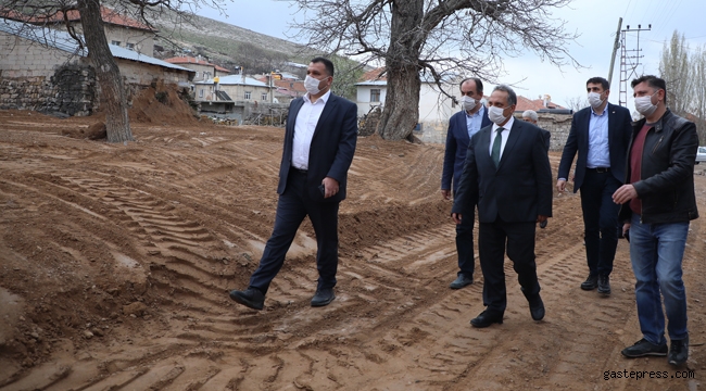 Kayseri Talas'da Başkan Yalçın, Koçcağız'da İncelemelerde Bulundu!