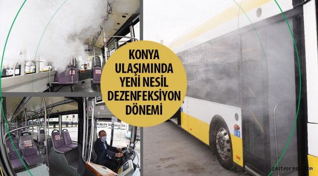 Konya Ulaşımında Yeni Nesil Dezenfeksiyon Dönemi