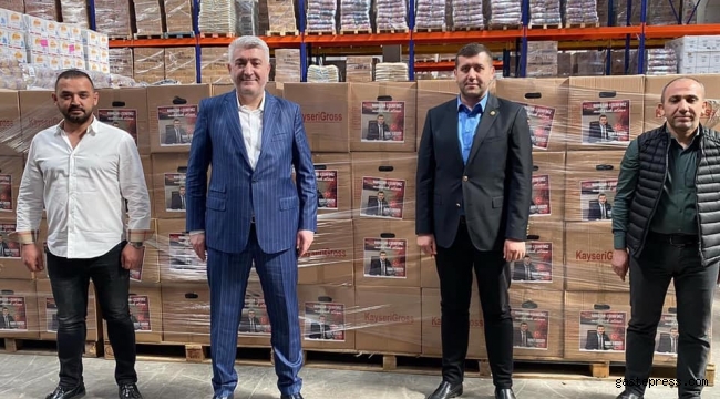 MHP Kayseri Milletvekili Baki Ersoy'dan 7500 Aileye İaşe Paketi