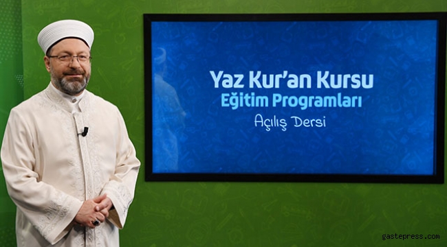 Ali Erbaş: 2020 yaz Kur'an kurslarının uzaktan eğitimle yapılmasını kararlaştırdık