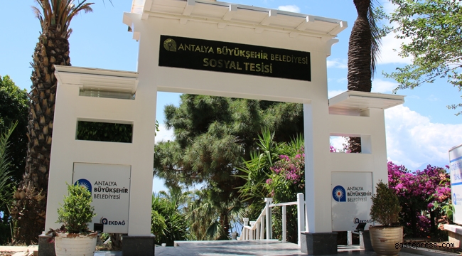 Antalya Büyükşehir Belediyesi'nde Sosyal Tesisleri açıldı!