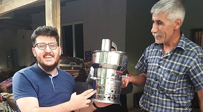 Başkandan Semaver İstedi Yeniden Refah Partisi İlçe Başkanı Ağgön Yerine Getirdi.