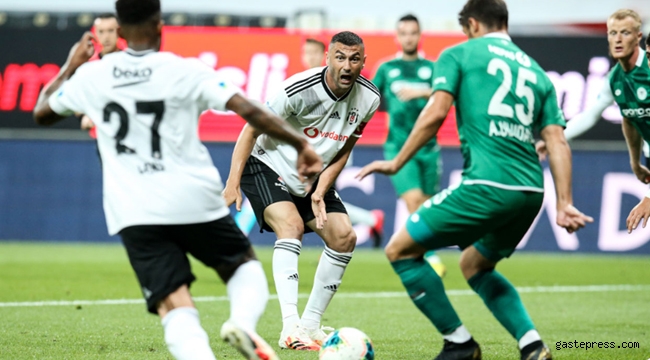 Beşiktaş, Konyaspor engelini rahat geçti ve Avrupa'ya göz kırptı!
