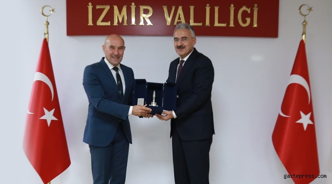 İzmir'de Başkan Soyer’den Vali Ayyıldız’a veda ziyareti!