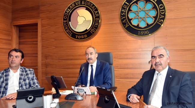 Kayseri'de Odalar Ortak Meslek Komiteleri Müşterek İstişare Toplantısı Yapıldı