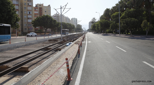 Antalya'da, 3. Etap Raylı Sistem çalışmaları aralıksız devam ediyor!