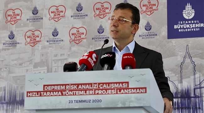 Başkan İmamoğlu, "Şehre Harcanacak Bir Kuruş Varsa Yeri Depremdir,Kanal Safsatası Değildir''