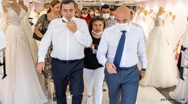 Başkan Tunç Soyer'den Gelinlik Fuarı mesajı: "İzmirli firmalara pozitif ayrımcılık yapacağız"