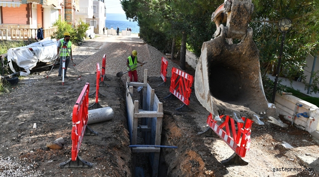 İzmir, İZSU Mordoğan’da kanal altyapısı ve arıtma tesisi kuruyor!