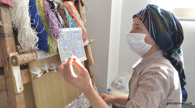 Kayseri Bünyan'da Halı Dokuma Kursu Açıldı!