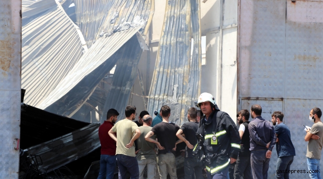 Kayseri'de ambalaj fabrikasında yangın'
