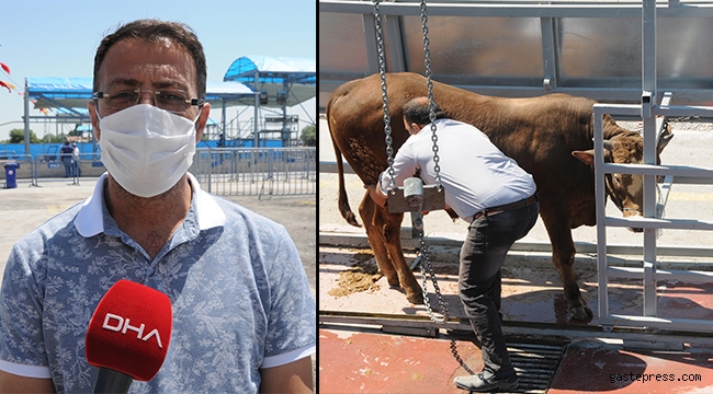 Kayseri'de kurban kesim tatbikatı!