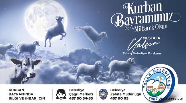 Kayseri Talas'ta Kurban Satış ve Kesim Yerleri Belli Oldu!