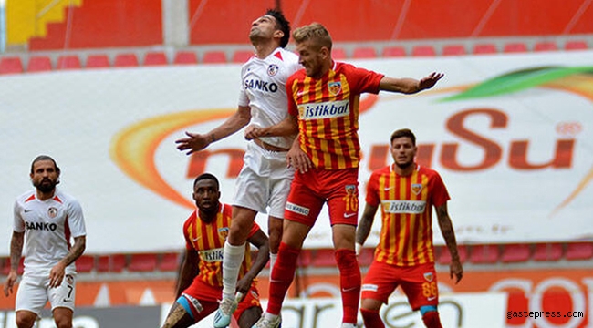 Kayserispor 9 kişiyle puanı son dakikalarda kurtardı!