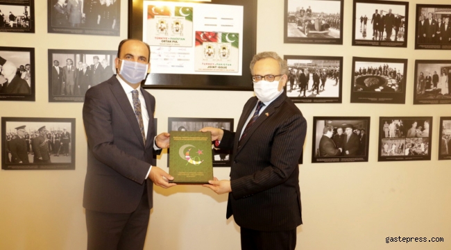Konya Büyükşehir Belediye Başkanı Altay Pakistan’ın Ankara Büyükelçisini Ziyaret Etti!