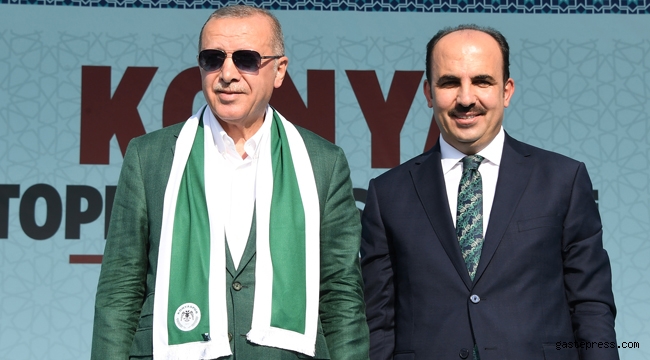 Konya'da Başkan Altay Cumhurbaşkanı Erdoğan’a Teşekkür Etti!