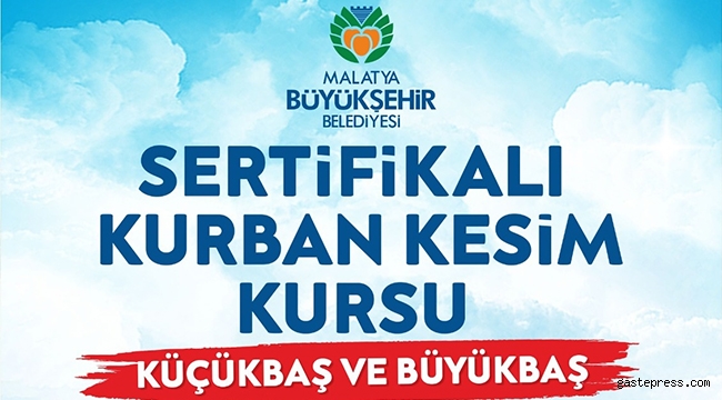 Malatya Büyükşehir Belediyesi'nden Kurban Kesimi