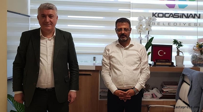 MHP Kayseri İl Başkanı Serkan Tok'tan, Kocasinan Belediyesi Basın Yayın Müdürü Olan Mehmet Serbez'e Hayırlı Olsun Ziyareti!
