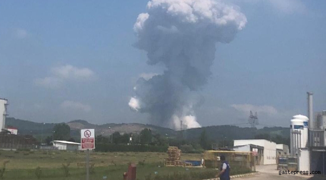 Sakarya Hendek'te havai fişek fabrikasında patlama meydana geldi! 