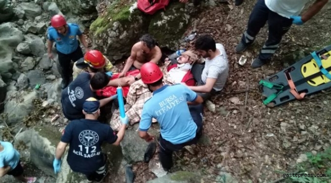 Bursa İtfaiyesinden nefes kesen kurtarma!