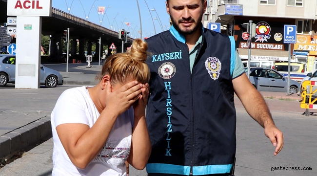 Kayseri'de evlerden hırsızlık yapan kadın yakalandı!
