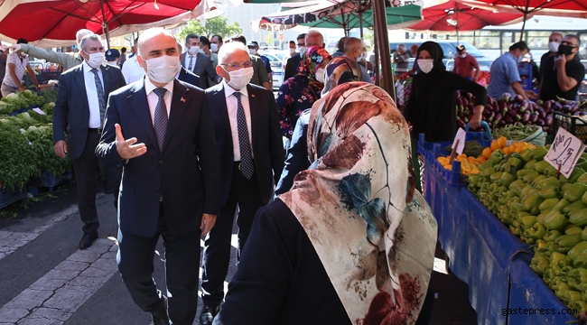 Kayseri'de Vali ve Başkan'dan Pazar Yerleri Denetimi!
