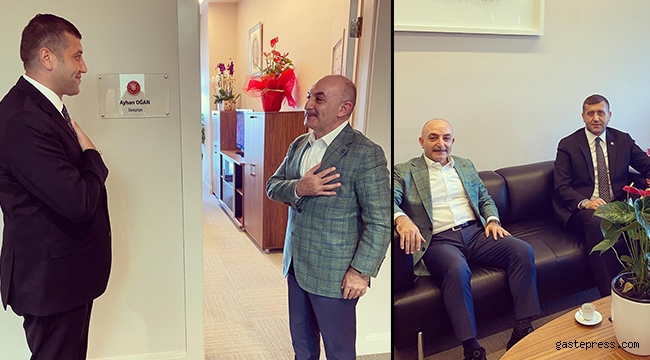 MHP Kayseri Milletvekili Baki Ersoy'dan Ayhan Ogan'a Hayırlı Olsun Ziyareti!