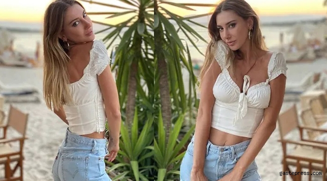 Şeyma Subaşı'nın teknedeki bikinili halleri olay!