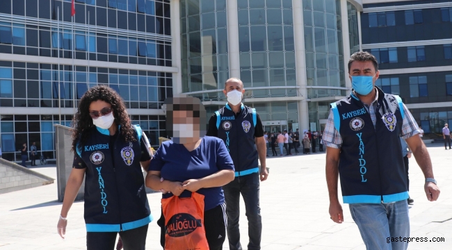Dolandırıcı şüphelisi kadın mahkemeye çıkarıldı!