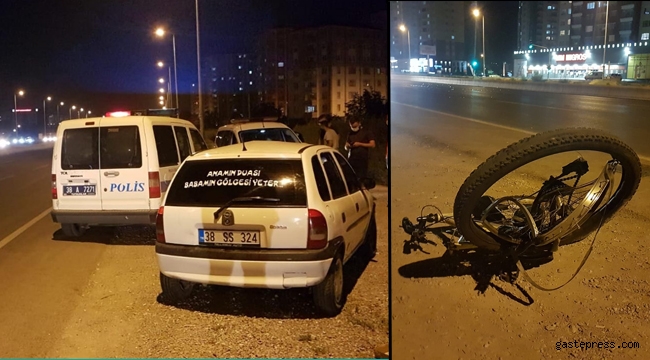 Ehliyetsiz sürücüsünün çarptığı bisikletli ağır yaralandı!