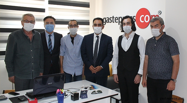İYİ Parti Kayseri İl Teşkilatı Gastepress.com'u ziyaret etti.