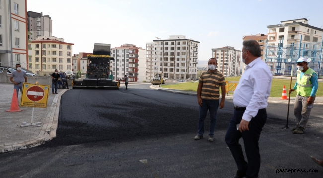 Kayseri Melikgazi Belediyesi Mahalleleri Asfaltlamaya Devam Ediyor!