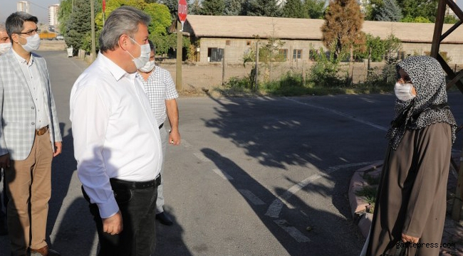 Kayseri Melikgazi'de Başkan Palancıoğlu: "Cuma günleri tespit ediyoruz, pazartesi günleri ise hizmete başlatıyoruz!"