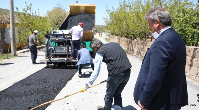 Mini Asfalt Makinası ile Kayseri Melikgazi'de Asfaltsız Yol Kalmayacak!
