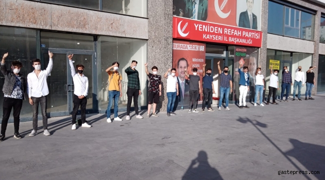 YRP Melikgazi Gençlik Kollarından Erol Mürtecimlere tepki!
