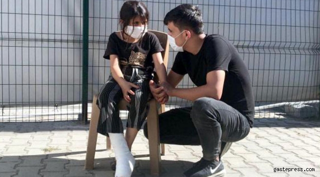 Yunan askeri, 8 yaşındaki Suriyeli Gazin'i plastik mermiyle vurdu!