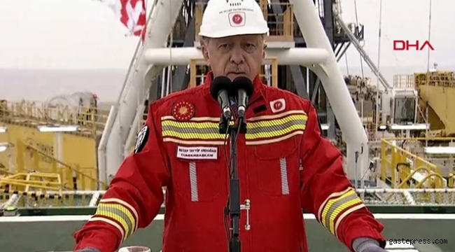 Cumhurbaşkanı Erdoğan Fatih Sondaj Gemisi'nden müjdeyi verdi!