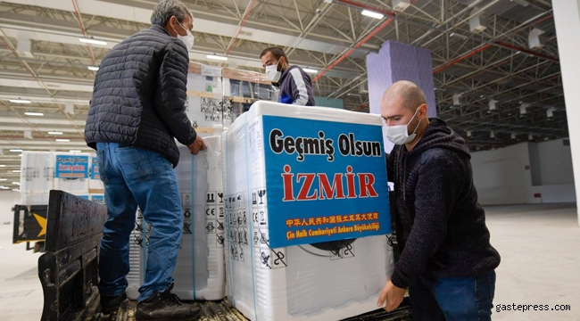 Çin Halk Cumhuriyeti’nden İzmirli depremzedelere destek geldi!