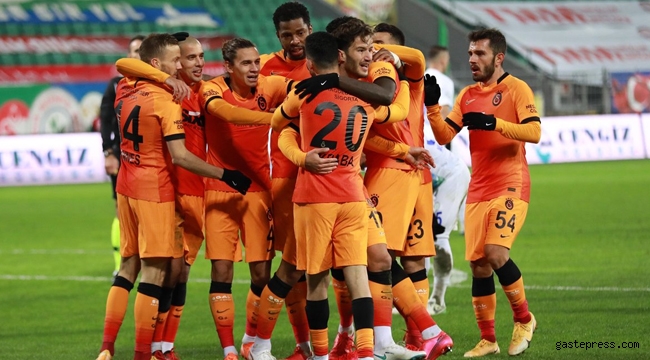 Galatasaray, Rize'de Şeytanın Bacağını Kırdı!