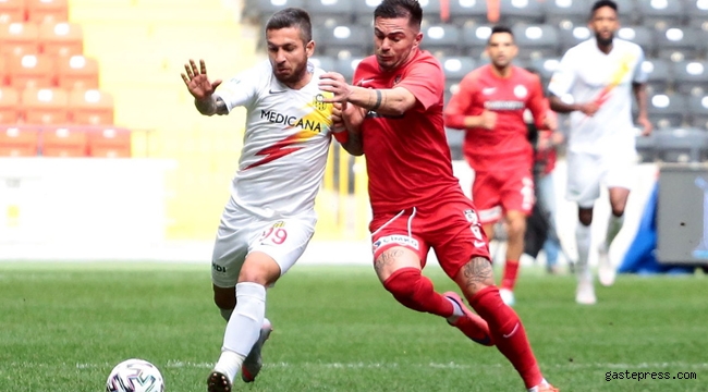 Gaziantep FK ve Yeni Malatyaspor arasındaki mücadelede kazanan çıkmadı!