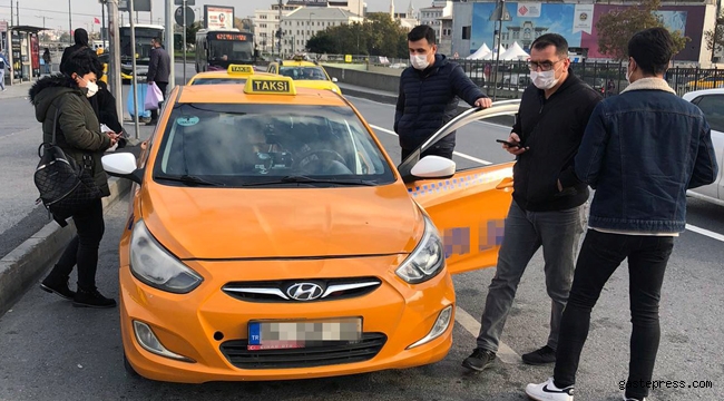 İstanbul'da Taksilere Sivil Zabıta Denetimi Yapıldı!