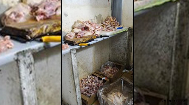 Kayseri’de uygunsuz koşullarda et parçalayan 4 işletmeye 111 bin TL ceza!