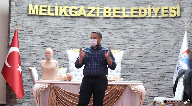 Kayseri Melikgazi Belediyesi Personeline İlk Yardım Eğitimi Verdi!