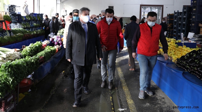 Kayseri Melikgazi'de Pazar Yeri Denetimleri Devam Ediyor!